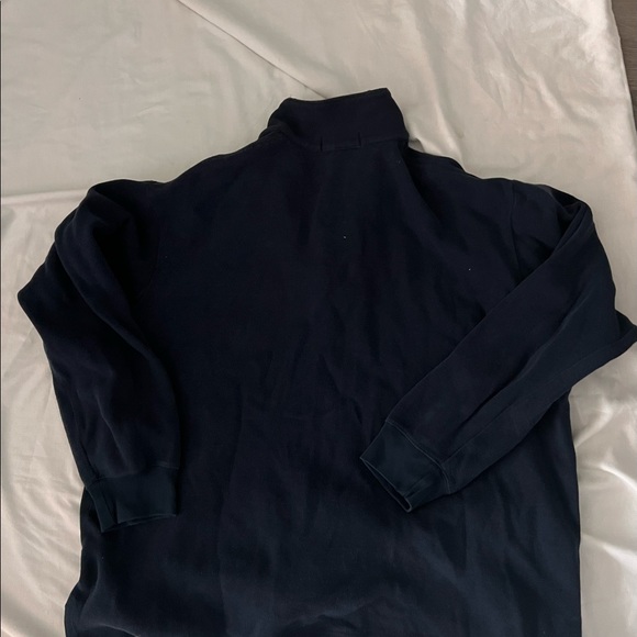 VINTAGE POLO BY RALPH LAUREN 1/4 ZIP BLUE PULLOVER - Picture 6 of 7